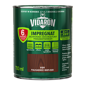 VIDARON Impregnat do Drewna Ochronno-Dekoracyjny Powłokotwórczy VIDARON Impregnat